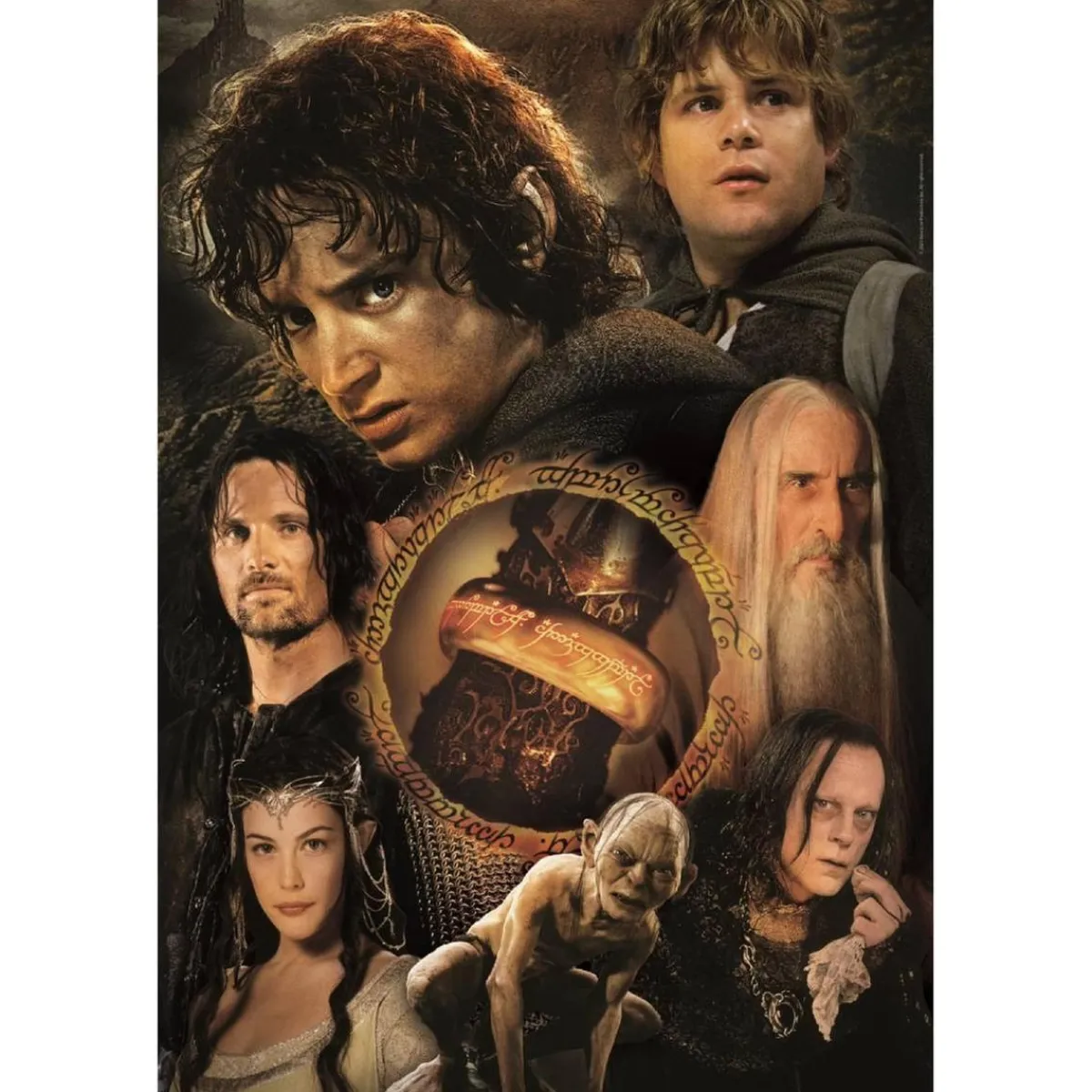 CLEMENTONI Juegos Y Puzzles*El Señor de los Anillos - Puzzle 1000 piezas