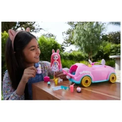 BARBIE Muñecas*Enchantimals - Conejitomóvil con muñeca