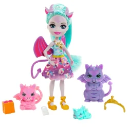 ENCHANTIMALS Muñecas*- Familia dragones