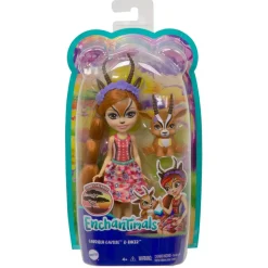 ENCHANTIMALS Muñecas*- Gabriela Gazelle y Racer - Pack muñeca y mascota