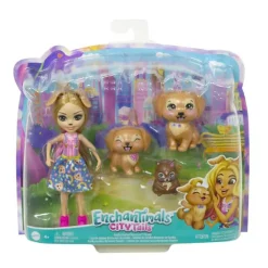 ENCHANTIMALS Muñecas*- Gerika con familia de perritos