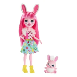 MATTEL ESPANA Muñecas*Enchantimals - Muñeca con Mascota - Bree Bunny y Twist
