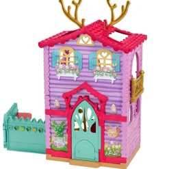 BARBIE Muñecas*Enchantimals - muñeca Danessa Deer con casa de ciervos