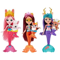 BARBIE Muñecas*Enchantimals - Pack 3 sirenas