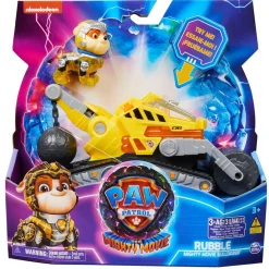 SPIN MASTER Coleccionables Y Mini Mundos*Energía - Patrulla Canina - Camión de construcción de juguete con figura de acción, luces y sonidos ㅤ