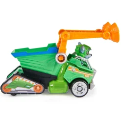 SPIN MASTER Coleccionables Y Mini Mundos*Energía - Patrulla Canina - Camión de reciclaje de juguete con figura de acción Rocky, luces y sonidos ㅤ