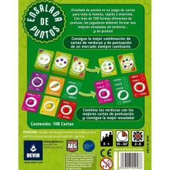 DEVIR Juegos Y Puzzles|Friki Zone*Ensalada De Puntos Juego Cartas