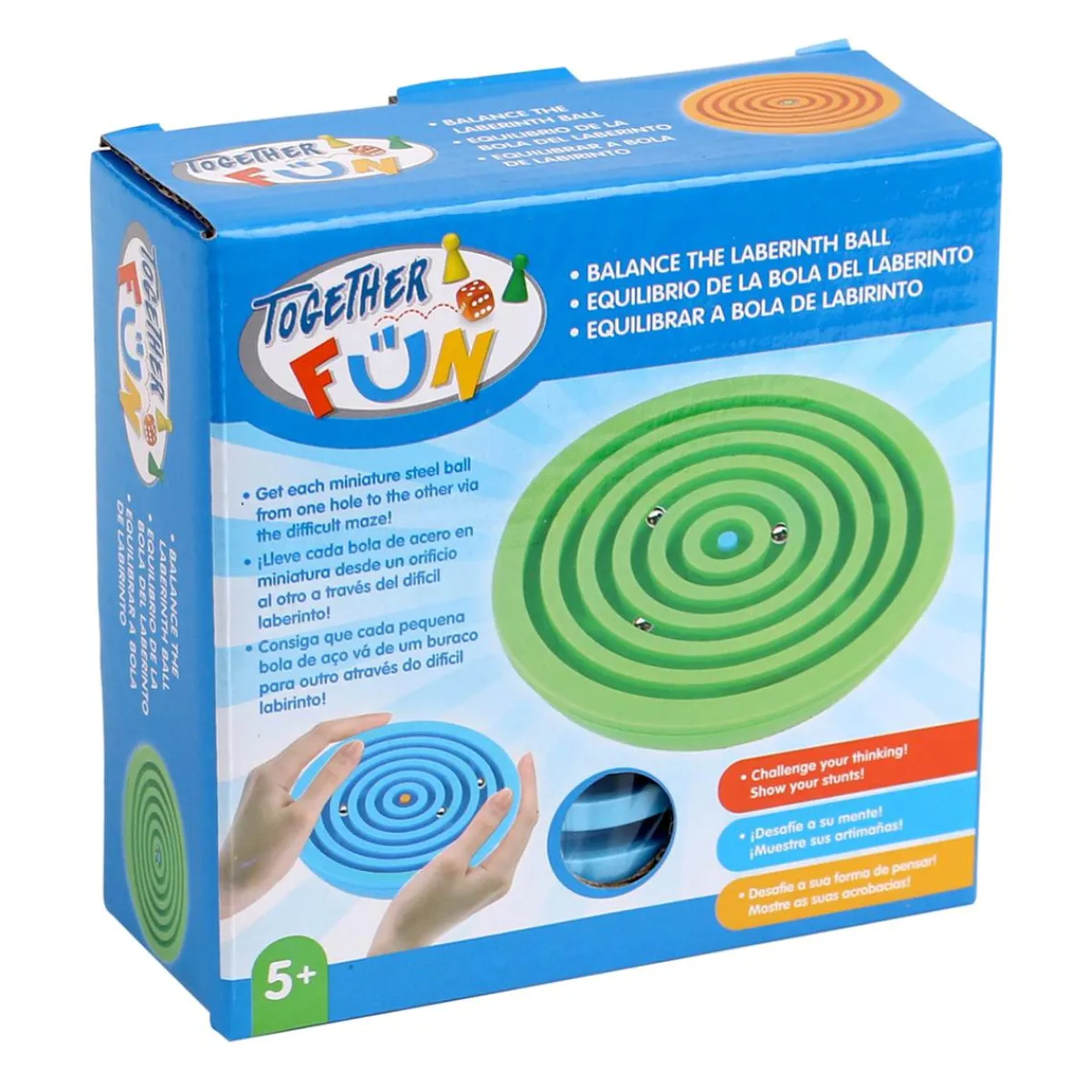 FUN WORLD (ASIA) LTD Juegos Y Puzzles|Friki Zone*Equilibrio de la Bola del Laberinto