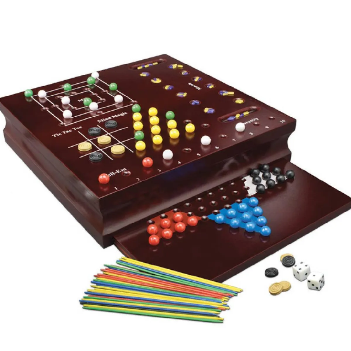 ZIG ZAG Friki Zone|Juegos Y Puzzles*Estuche 10 juegos de madera - juego de mesa