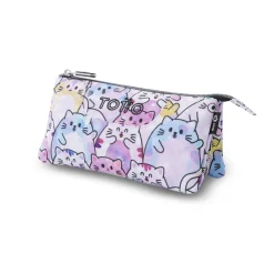 TOTTO Material Escolar*Estuche Tablero Glitter - Paws