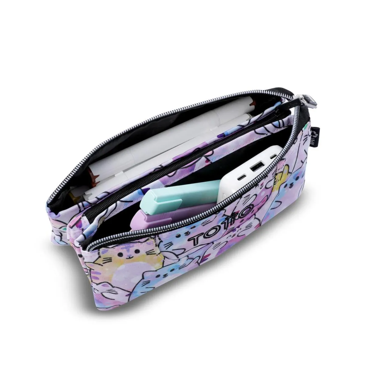 TOTTO Material Escolar*Estuche Tablero Glitter - Paws