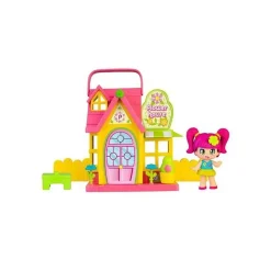 PINYPON Coleccionables Y Mini Mundos*Famosa - Casita de flores plegable con mini muñeca y accesorios ㅤ