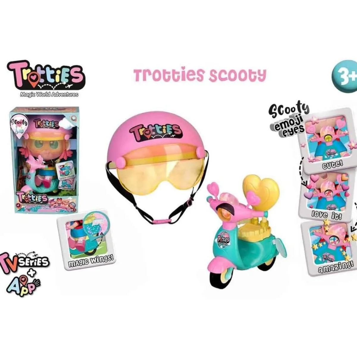 FAMOSA Muñecas*- Scooty trotties juguete