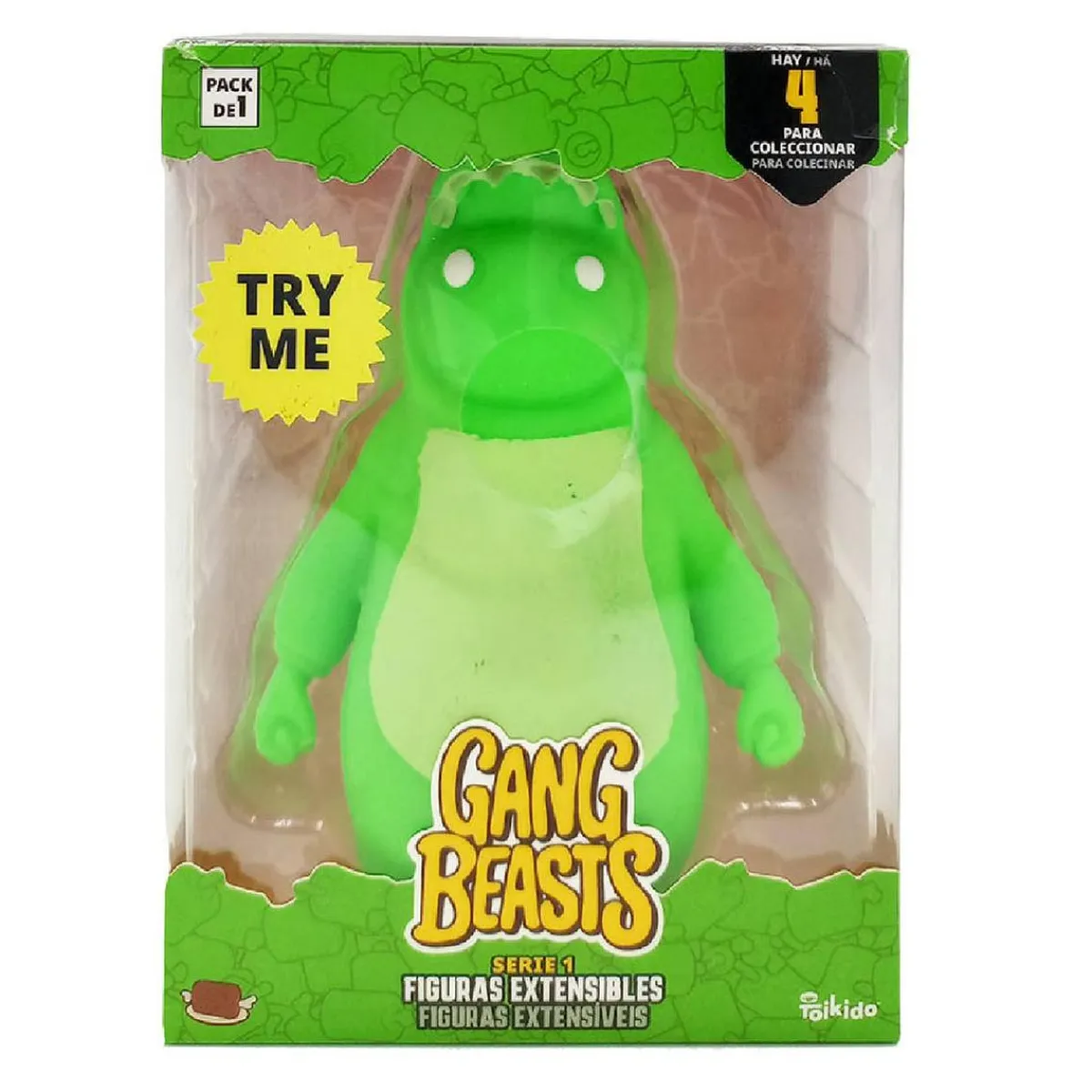 BIZAK Figuras De Acción*Figura extensible Gang Beasts (varios modelos)