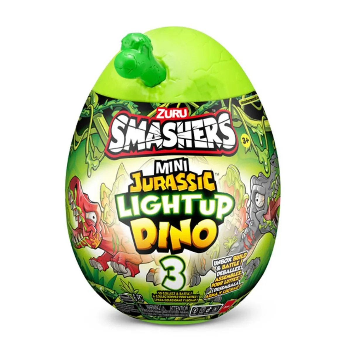 ZURU Figuras De Acción*Figura juguete Dino Luminoso Mini Jurassic (Varios modelos) ㅤ