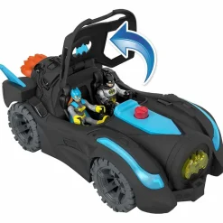 MATTEL Coleccionables Y Mini Mundos*Fisher Price - Imaginext - Batmóvil Power Reveal con figura de Batman