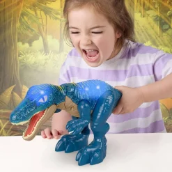 MATTEL Coleccionables Y Mini Mundos*Fisher Price Imaginext - Jurassic World - Dinosaurio Baryonyx que Ruge y Brilla