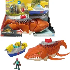 MATTEL Coleccionables Y Mini Mundos*Fisher Price Imaginext - Jurassic World - Caza y Atrapa al Mosasaurus