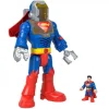 MATTEL Coleccionables Y Mini Mundos*Fisher Price Imaginext - Superman con Exoesqueleto-Robot