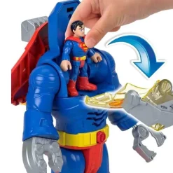MATTEL Coleccionables Y Mini Mundos*Fisher Price Imaginext - Superman con Exoesqueleto-Robot