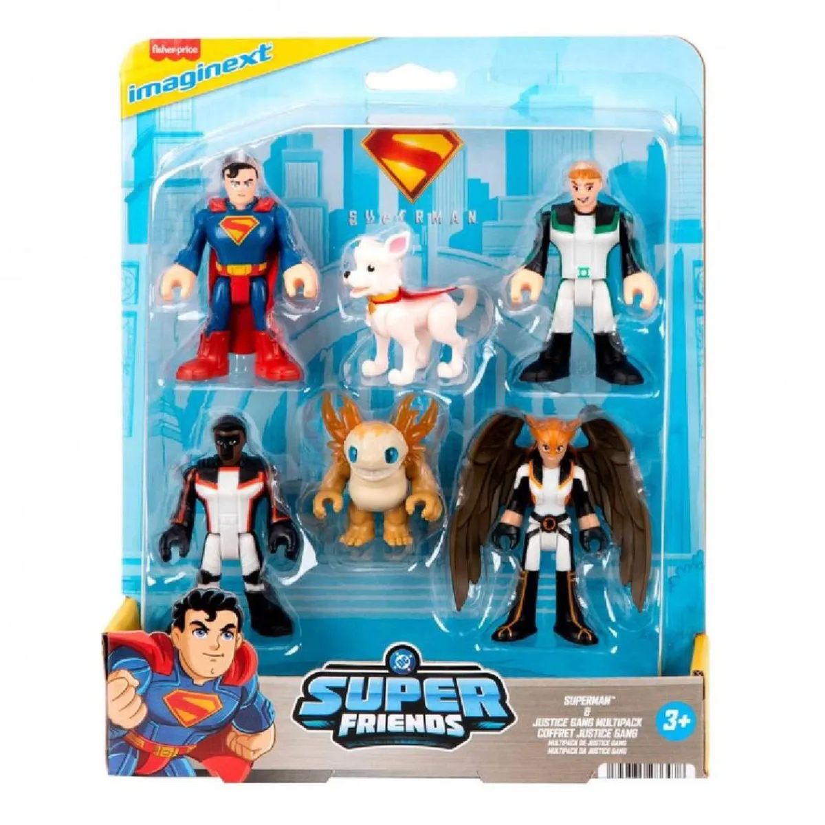 MATTEL Coleccionables Y Mini Mundos*Fisher Price Imaginext - Superman y Banda de la justicia