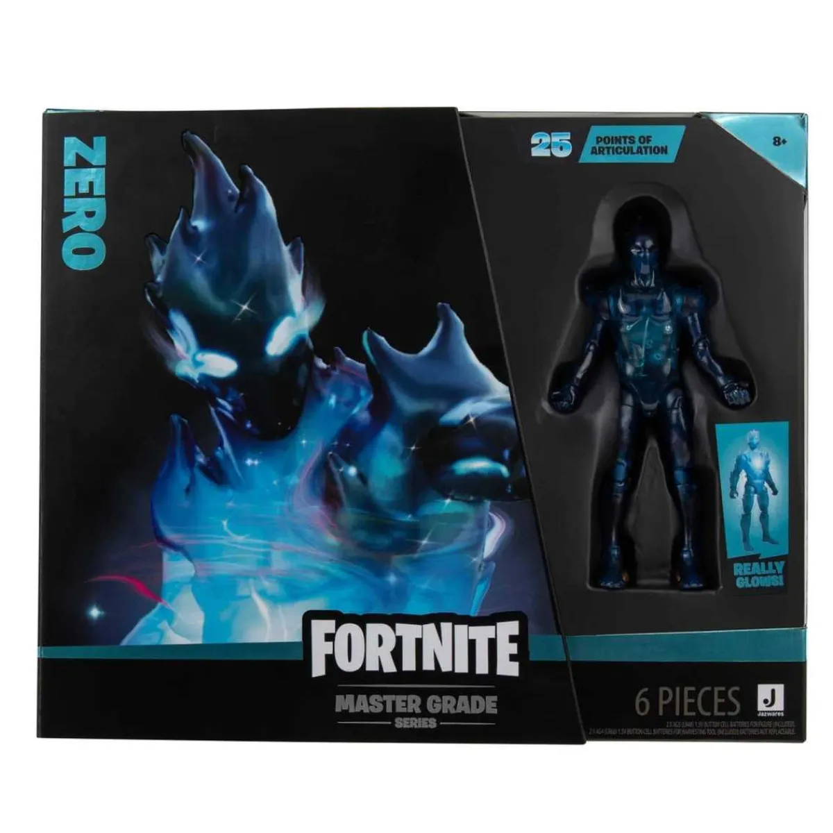 FORTNITE Figuras De Acción*- Figura articulada Zero de 10 cm con accesorios ㅤ