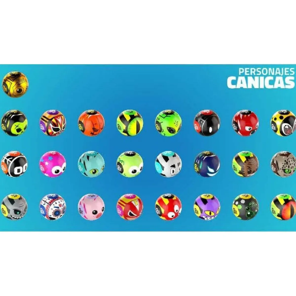 TOYS "R" US Coleccionables Y Mini Mundos*Freak Marbles - Set 3 canicas (varios modelos)