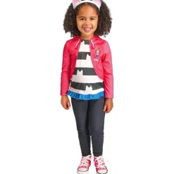 RUBIE'S Disfraces|Halloween*Gabby's Dollhouse - Conjunto camiseta efecto chaqueta y diadema 3-4 años