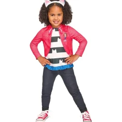 RUBIE'S Disfraces|Halloween*Gabby's Dollhouse - Conjunto camiseta efecto chaqueta y diadema 3-4 años