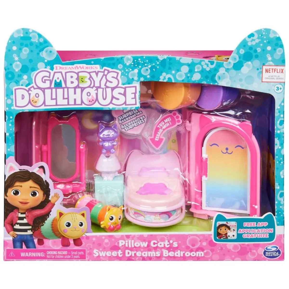 SPIN MASTER Coleccionables Y Mini Mundos*Gabby's Dollhouse - Dormitorio de Sueñigata ㅤ