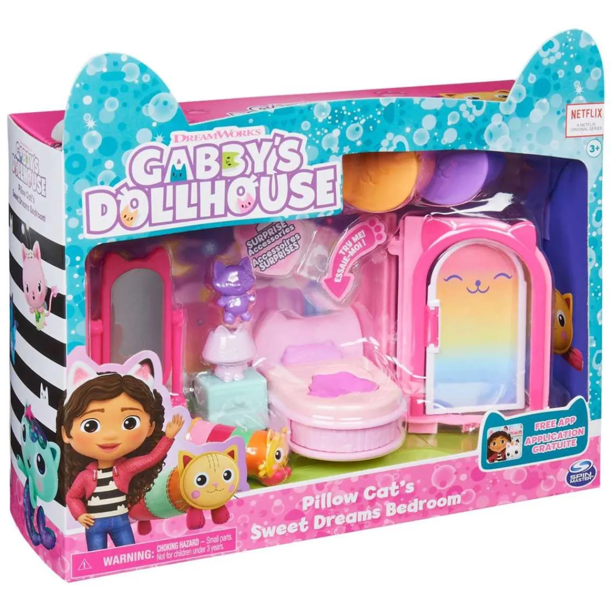 SPIN MASTER Coleccionables Y Mini Mundos*Gabby's Dollhouse - Dormitorio de Sueñigata ㅤ