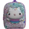 Homcom Material Escolar*Gabby's Dollhouse - Mochila 3D Muffin 32,5cm