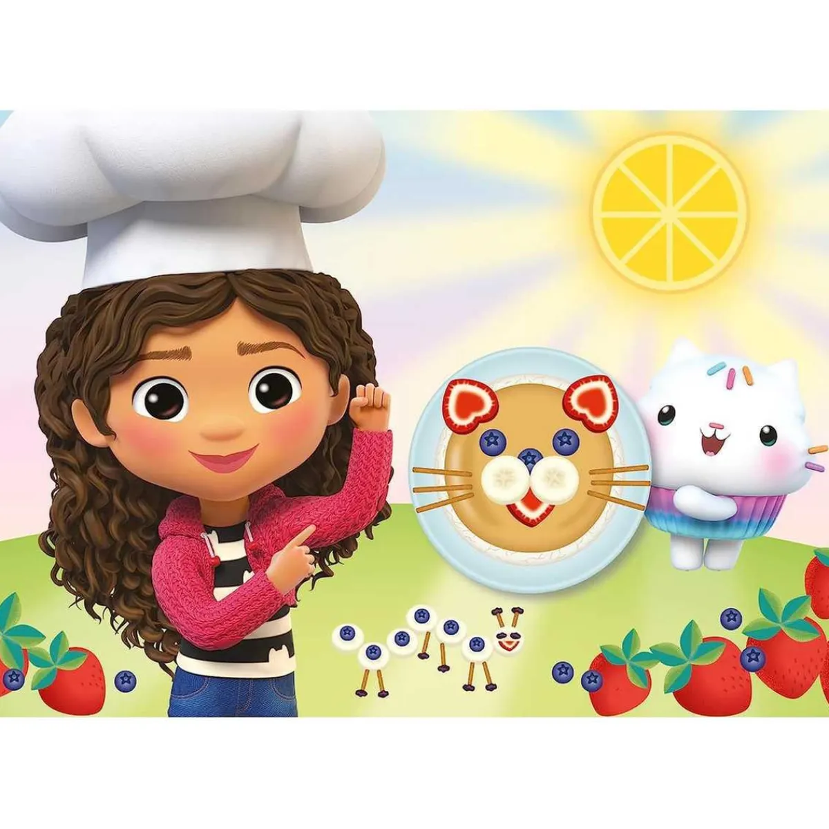 CLEMENTONI Juegos Y Puzzles*Gabby's Dollhouse - Puzzles 3 en 1 de 48 piezas