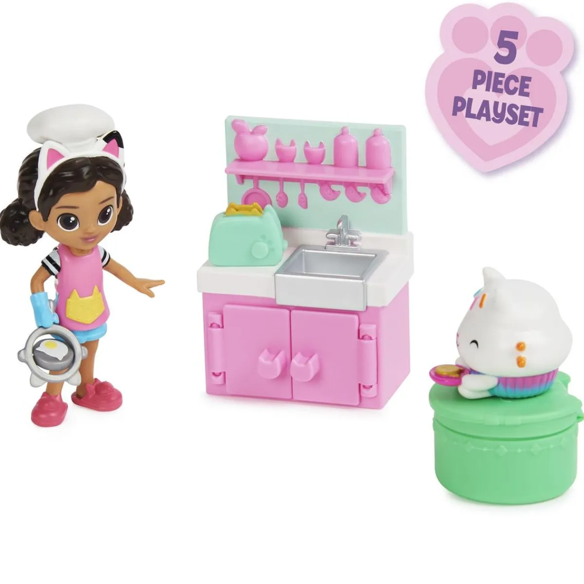 SPIN MASTER Coleccionables Y Mini Mundos*Gabby's Dollhouse - Set de almuerzo y comida de Gabby