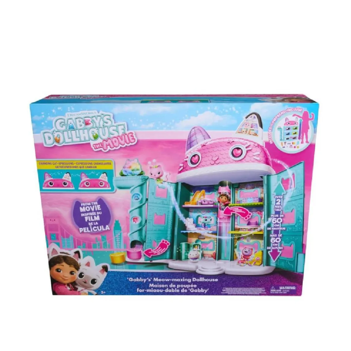 SPIN MASTER Coleccionables Y Mini Mundos*Gabby’s Dollhouse La Película - Casa de muñecas con Gabby y accesorios