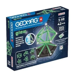 TOY PARTNER Steam*Geomag - Glow recycled 42 pzs