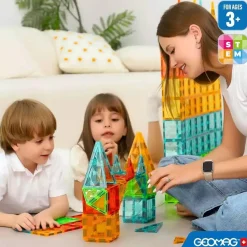 GEOMAC Steam*Geomag - Magnetic Tiles Gems 44 piezas
