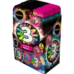 TOYS "R" US Artículos De Fiesta Y Regalos*Globo LED helio número 3