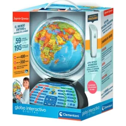 CLEMENTONI Steam*Globo terráqueo Exploramundo digital
