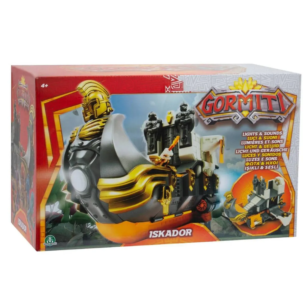 GORMITI Figuras De Acción*- Playset Barco Iskador S3 luces y sonidos