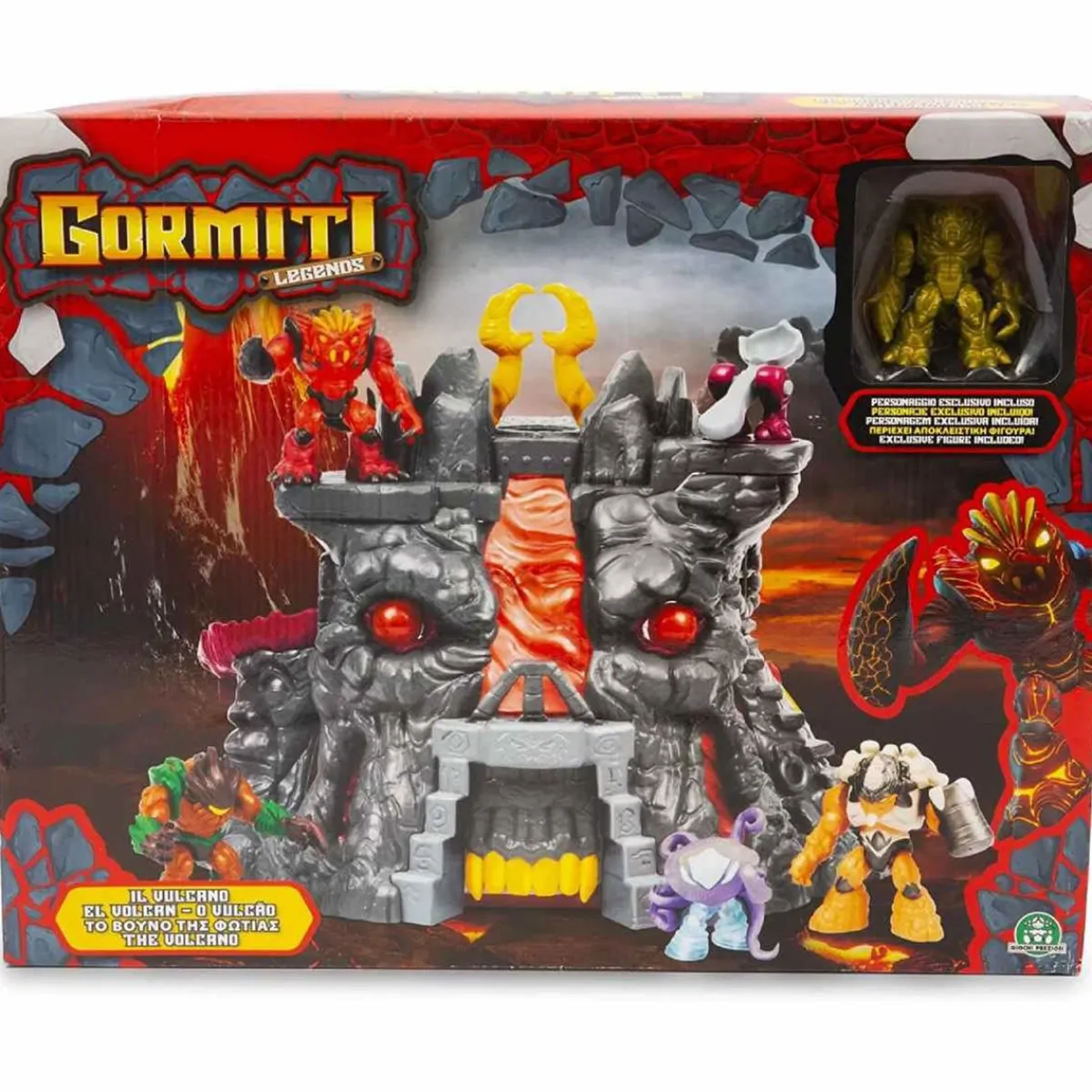 GORMITI Figuras De Acción*Legends - Volcán