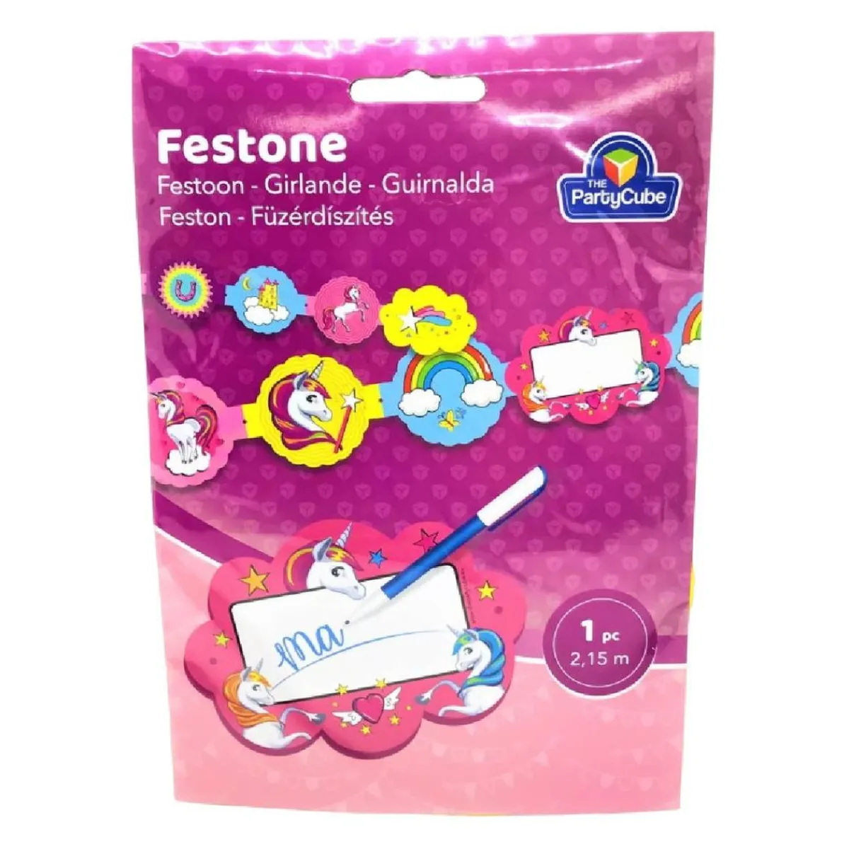 TOYS "R" US Artículos De Fiesta Y Regalos*Guirnalda personalizable Unicornio