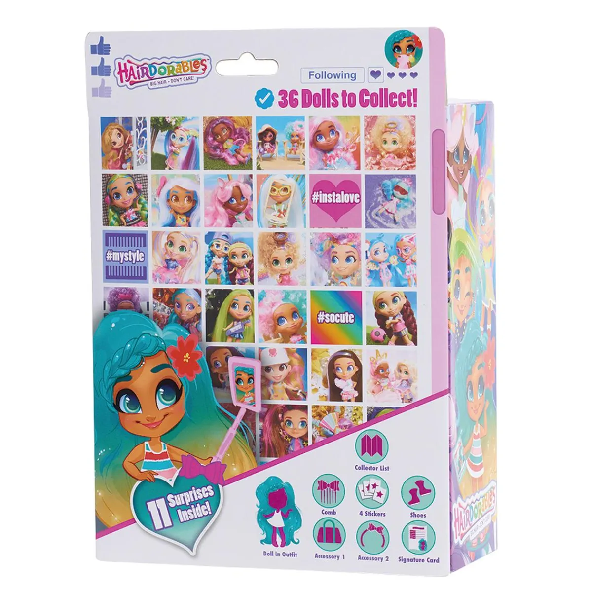 MAJORETTE Coleccionables Y Mini Mundos*Hairdorables - Muñeca (varios modelos)