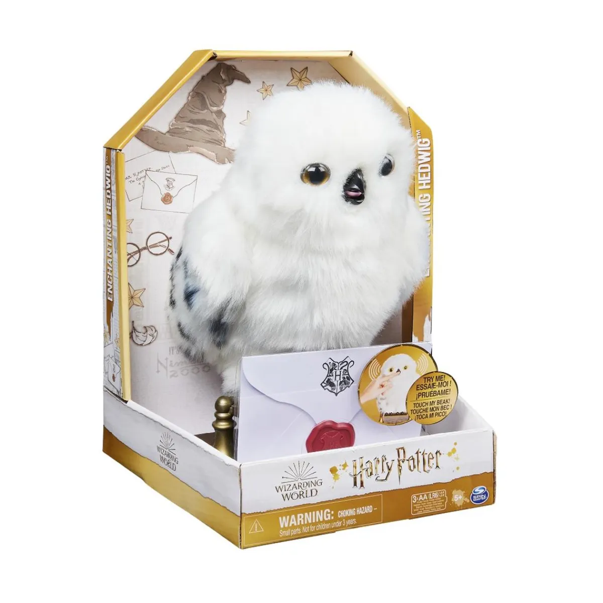 HARRY POTTER Figuras De Acción*- Peluche Hedwig interactivo