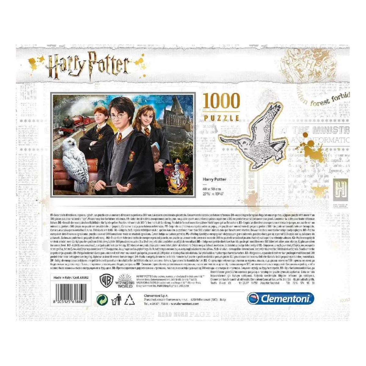 CLEMENTONI Juegos Y Puzzles*Harry Potter - Puzzle 1000 piezas