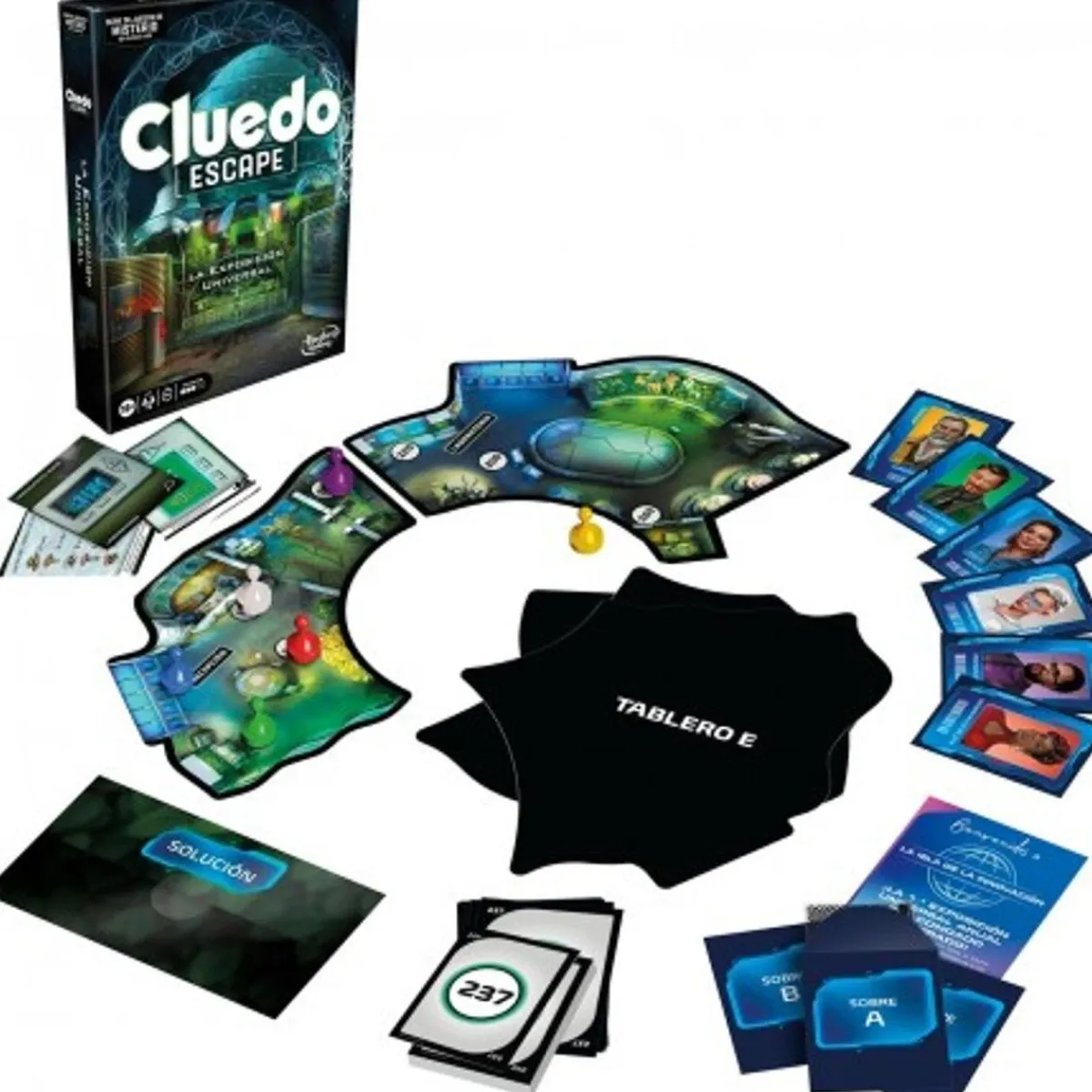 HASBRO GAMING Juegos Y Puzzles|Friki Zone*Hasbro - Cluedo Escape - La Exposición Universal