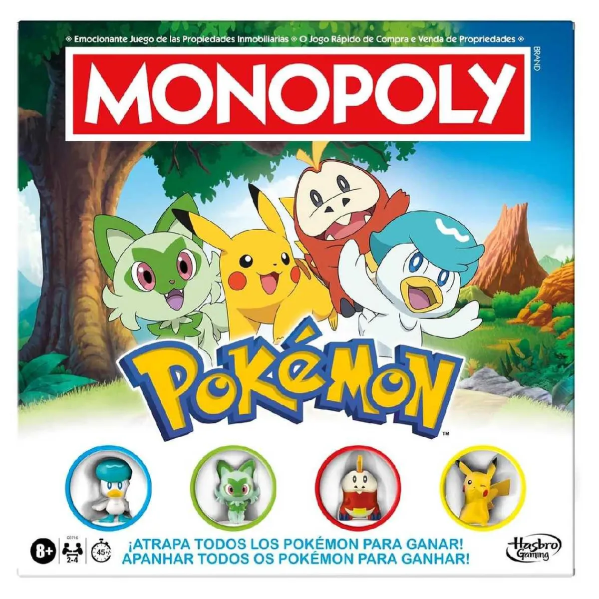 HASBRO IBERIA Juegos Y Puzzles|Friki Zone*Hasbro - Monopoly Edición Pokémon