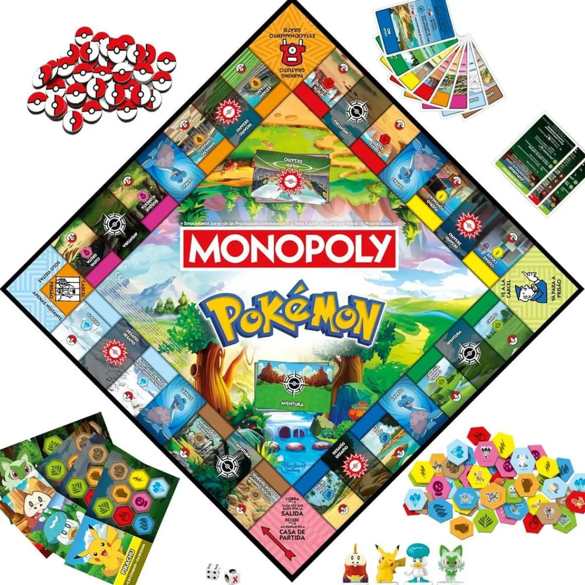 HASBRO IBERIA Juegos Y Puzzles|Friki Zone*Hasbro - Monopoly Edición Pokémon