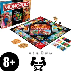 TOYS "R" US Friki Zone|Juegos Y Puzzles*Hasbro - Super Mario - Monopoly edición película Super Mario Bros con token Bowser
