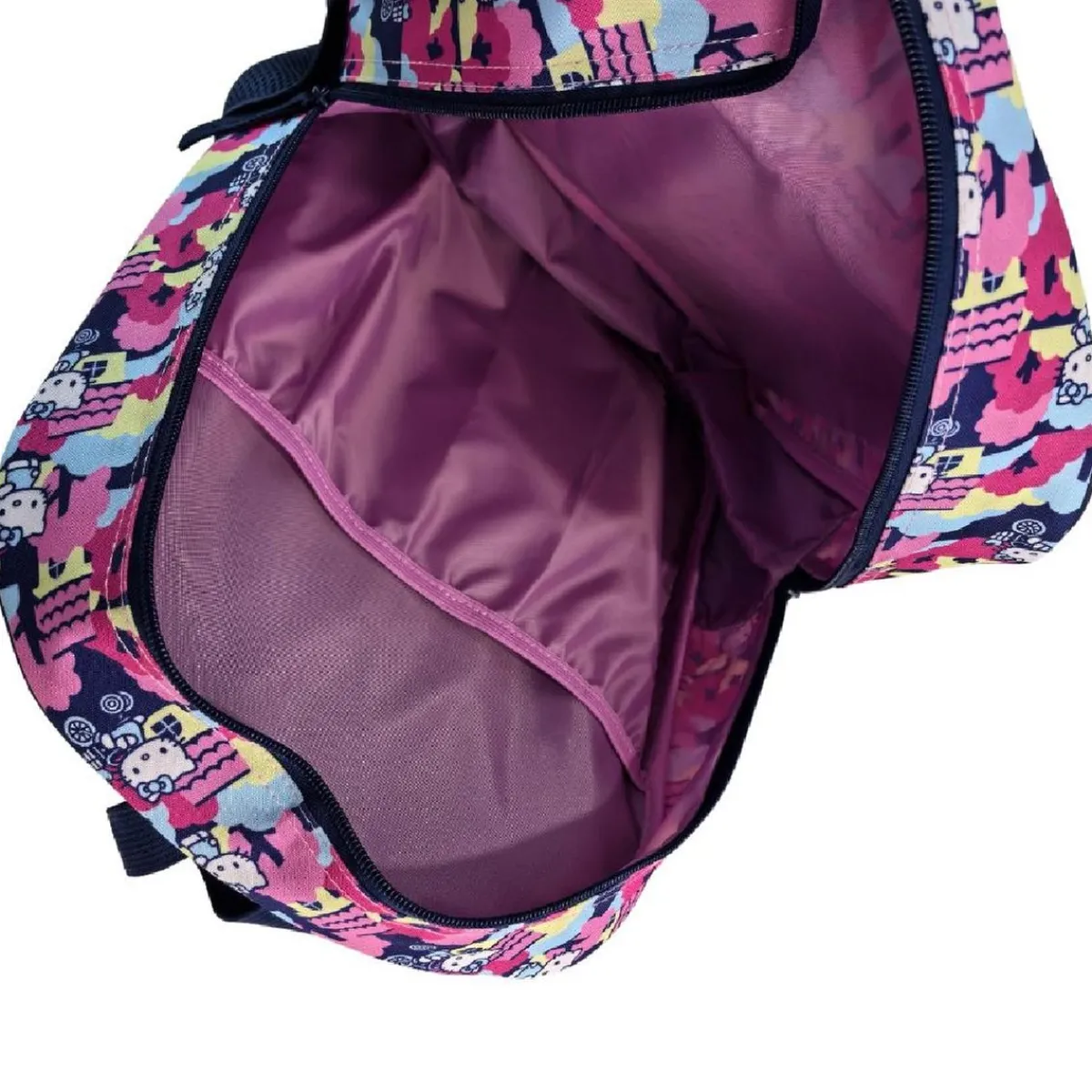 HELLO KITTY Material Escolar*- Mochila 2 compartimentos